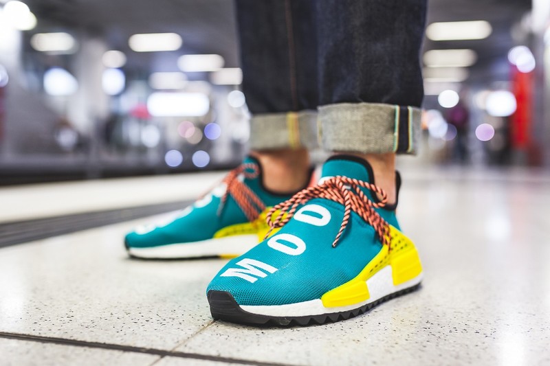 Pharrell Williams x adidas NMD Trail HU Race Teal AC7188 Grailify